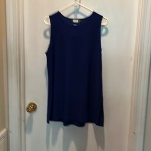 Simpli  sleeveless blue tunic size 23